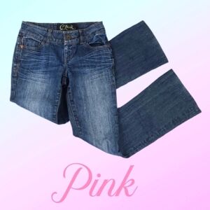 Dark Wash Denim Jeans Low Rise